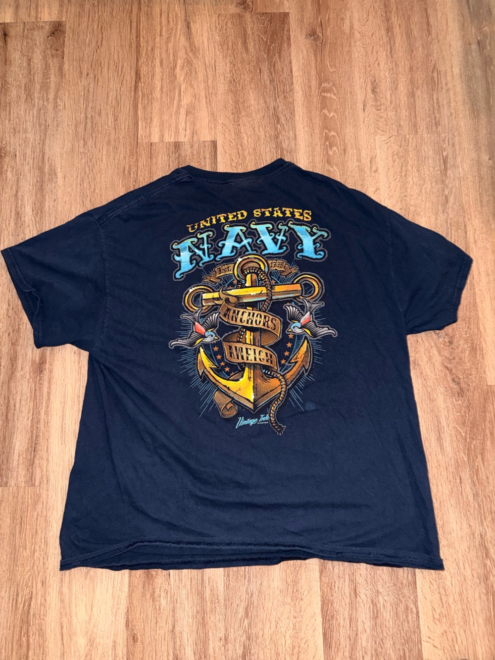 Navy Blue Graphic US Navy Tee